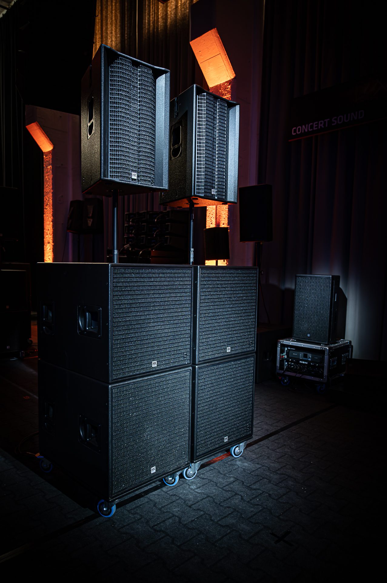 Professionelles HK Audio PA-Setup